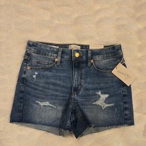 New! Women's Universal Thread High Rise Midi Shorts Size 6